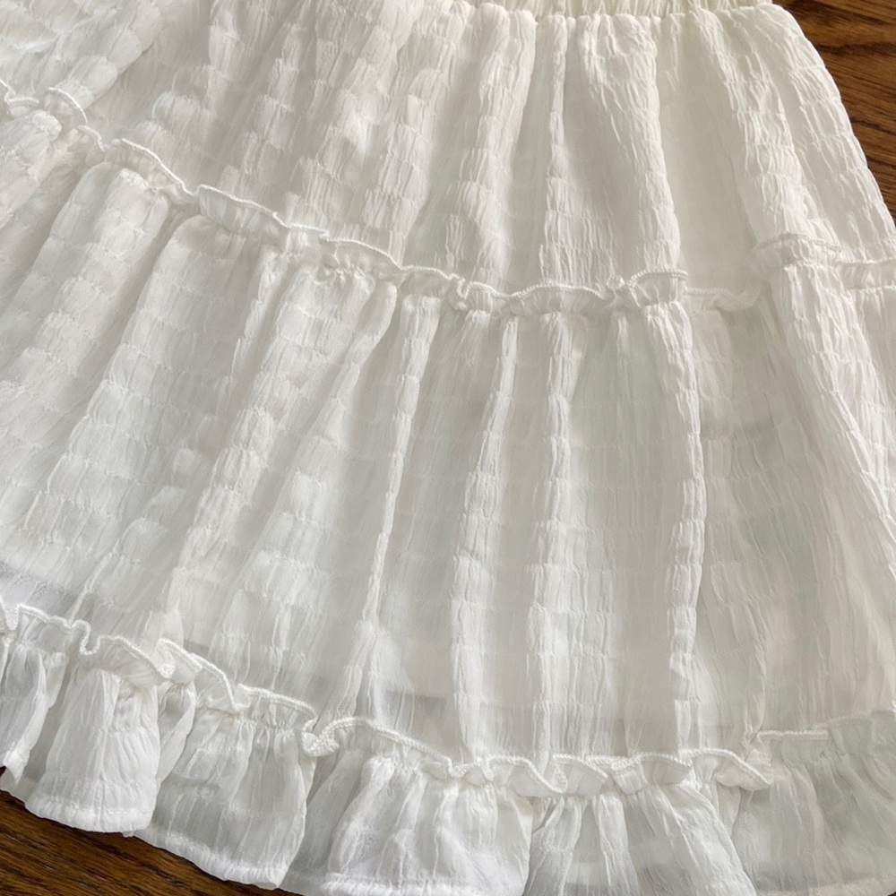 NWT White Mini Skirt- Medium - Picture 4 of 7